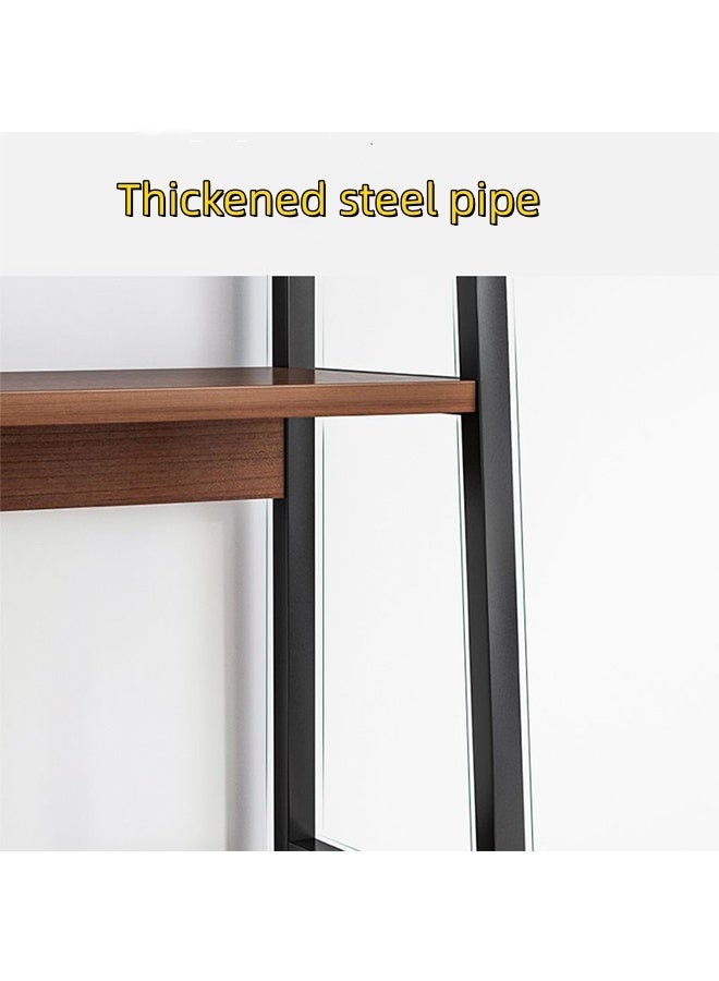 JCB CHIC 70×35×177 سم  رف سلم، رف كتب بخمسة أرفف، رفوف تخزين زاوية، رف قائم بذاته لتنظيم غرفة المعيشة والمطبخ والمكتب المنزلي والشرفة والمساحات الصغيرة، إطار معدني - Image 4